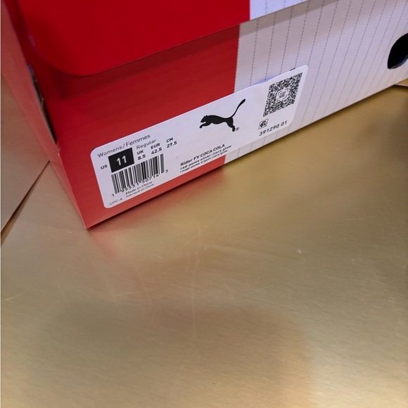 Women’s PUMA Coca-Cola Shoes - Red & White - Size 11 - Picture 9 of 9